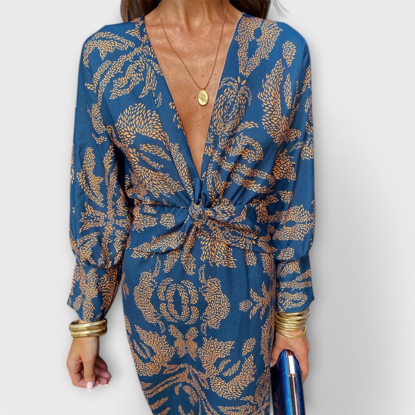 Oriana - Elegant Long Sleeve Dress