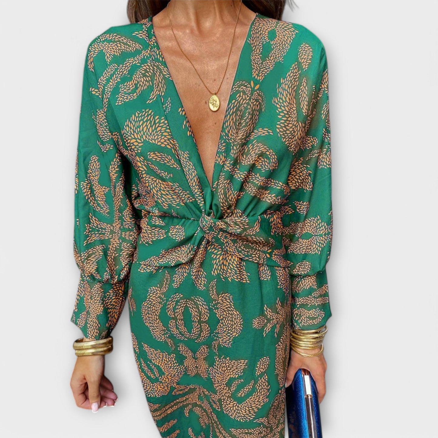 Oriana - Elegant Long Sleeve Dress