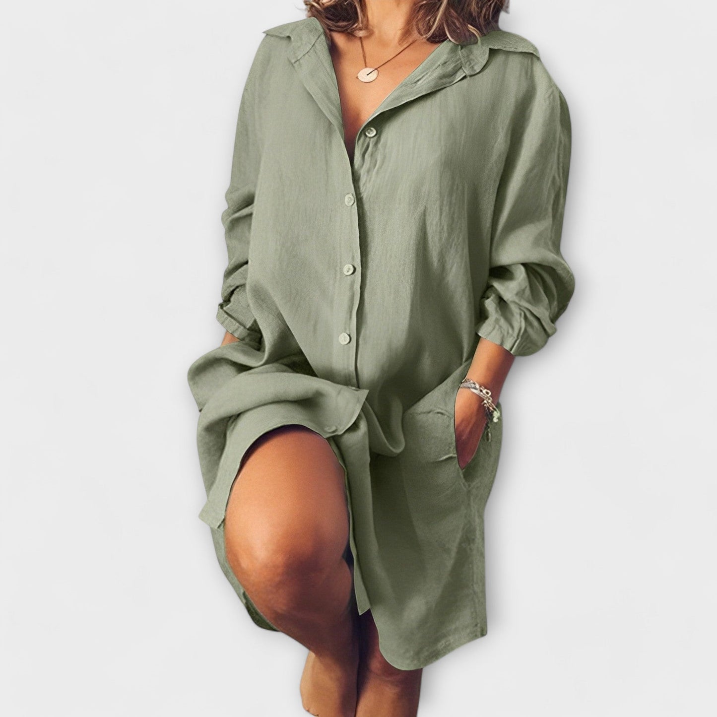 Everyday Casual Linen Blouse