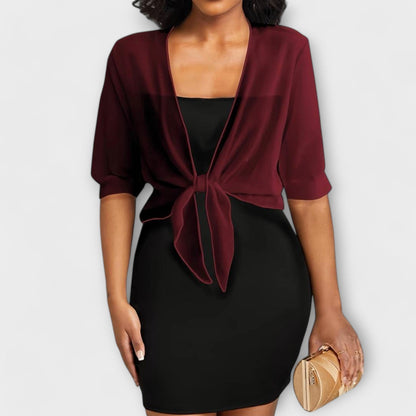 Olivia - Open Front Blouse