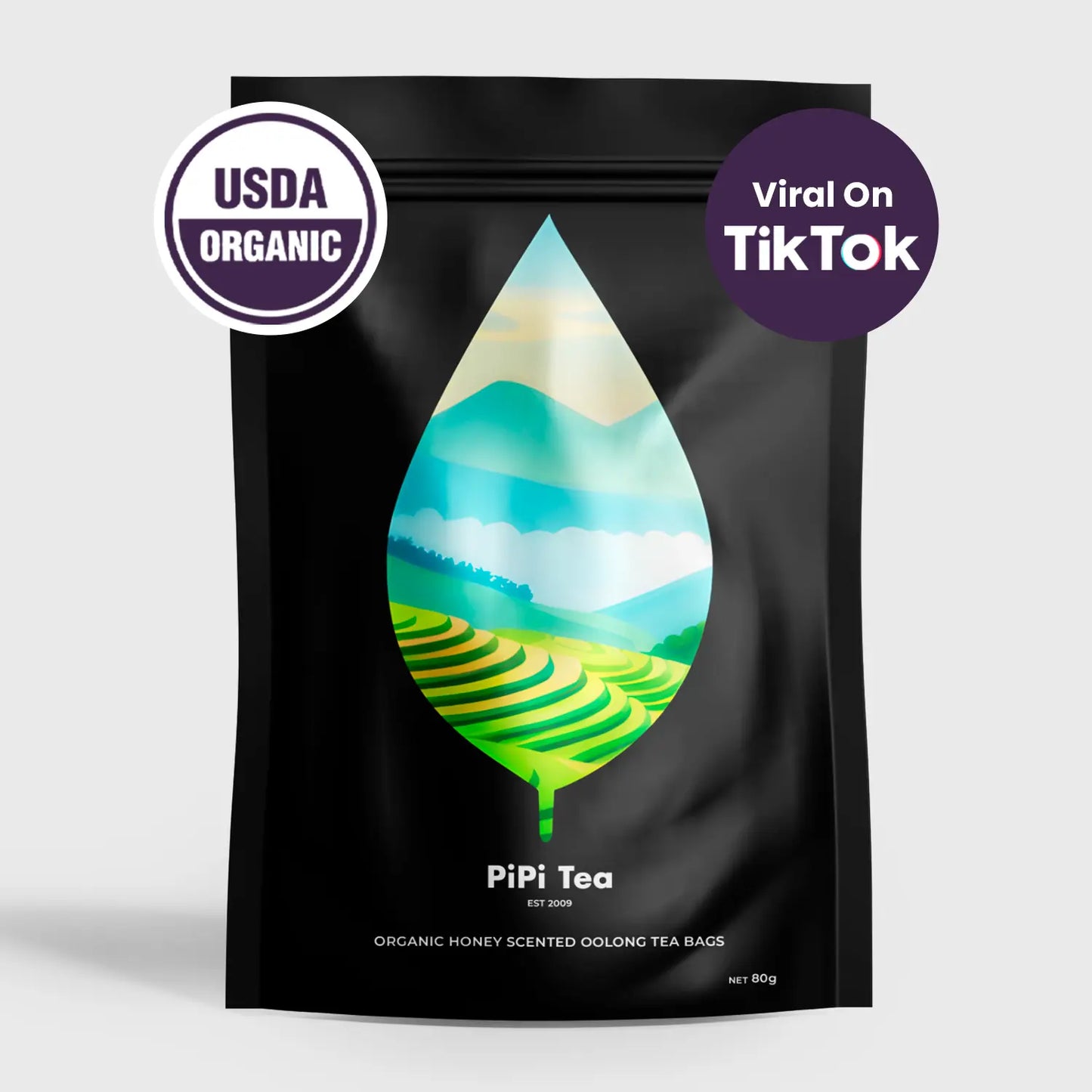 Organic Honey Scented Oolong Tea Bags