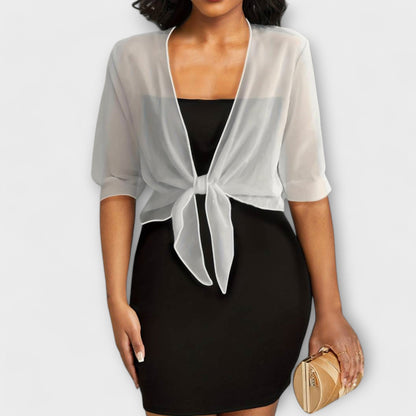Olivia - Open Front Blouse