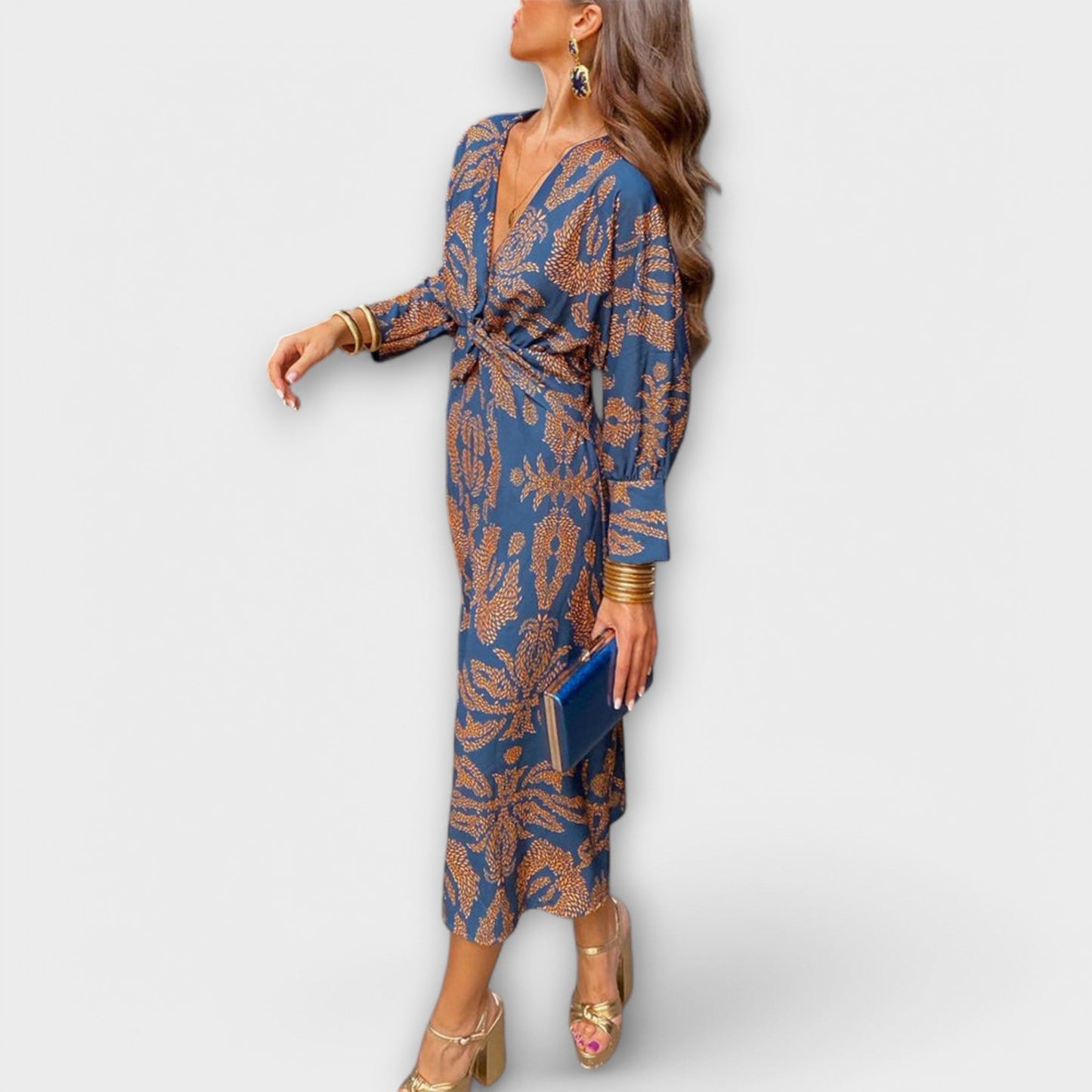 Oriana - Elegant Long Sleeve Dress