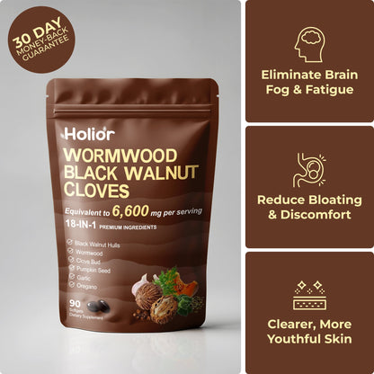 Wormwood Black Walnut Pumpkin Seed & Clove Softgels*