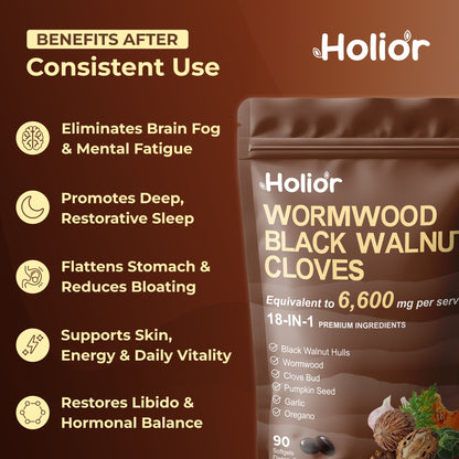Wormwood Black Walnut Pumpkin Seed & Clove Softgels*